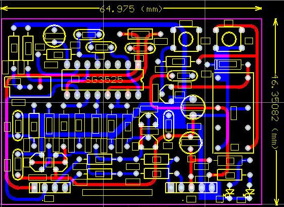 1000 watt inverter DC-DC driver board with totem pole output