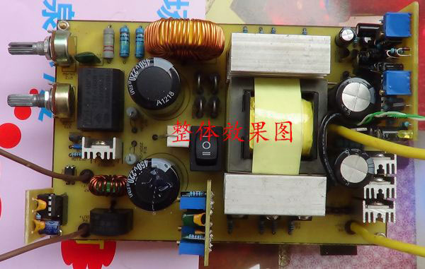 500w single silicon high frequency power inverter overall effect diagram