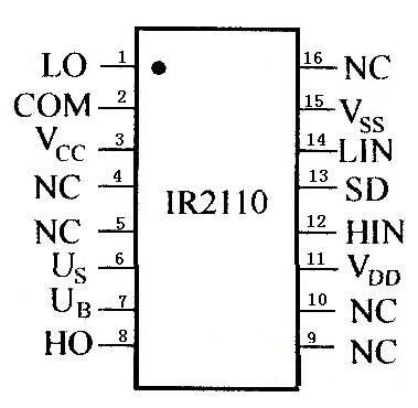 IR2110S pin 