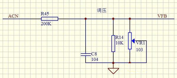 Output voltage feedback adjustment circuit