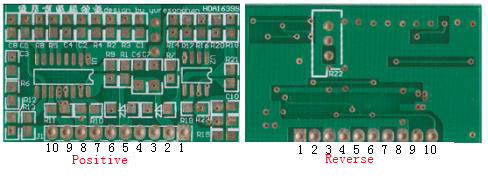 Pre-amp drive empty board