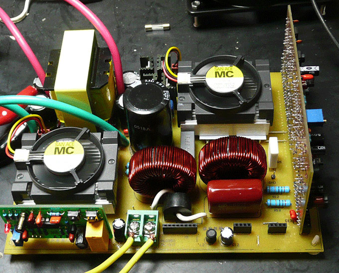 Transistor inverter power circuit